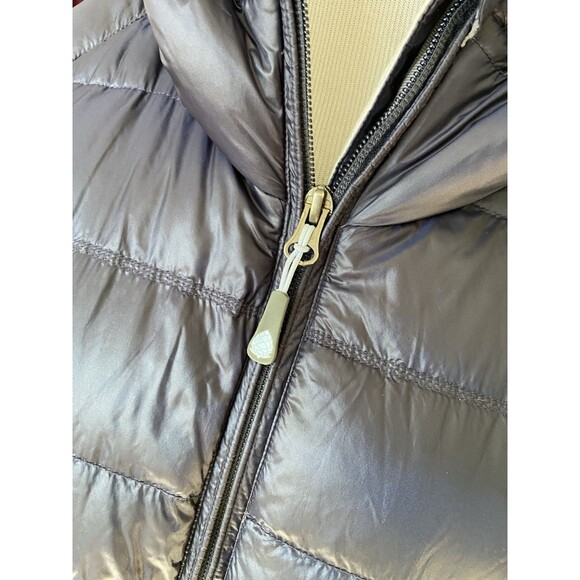 STIO Womens Down Hooded Parka Size XL Navy Puffer Long Warm Ski Outdoor Coat - Picture 2 of 16